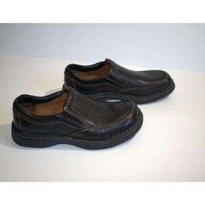 Born Blast III Mens size 8 Brown Leather Shoes Slip On Casual Loafers